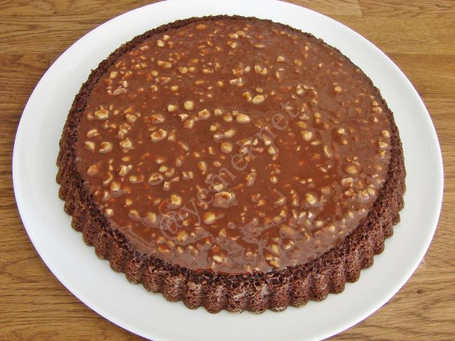 Çikolatalı Tart Pasta - Yapılışı (17/20) 