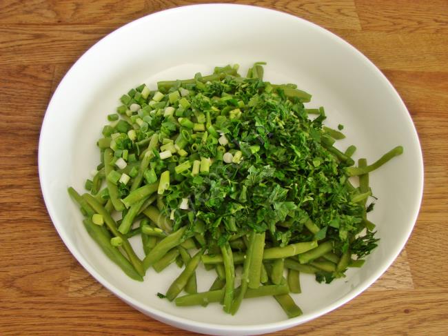 Fasulye Salatası - Yapılışı (4/8) 