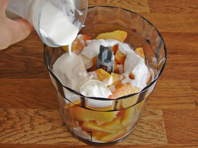 Şeftalili Dondurma - Yapılışı (4/8) 