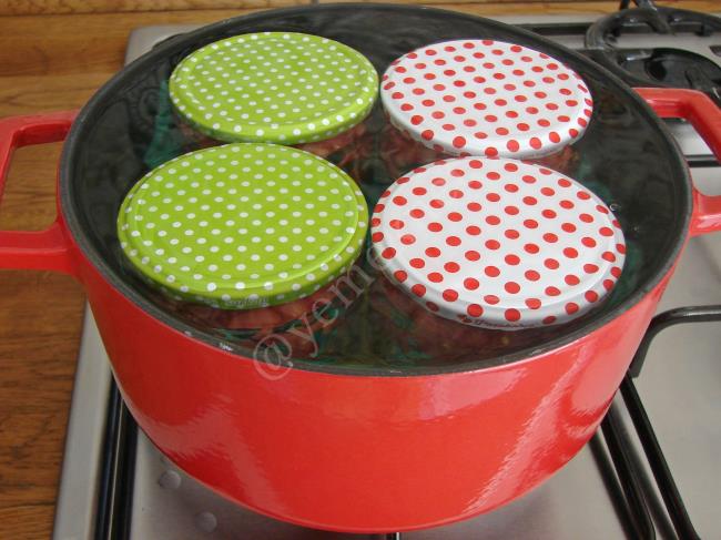 Çiğden Menemen Konservesi - Yapılışı (11/16) 