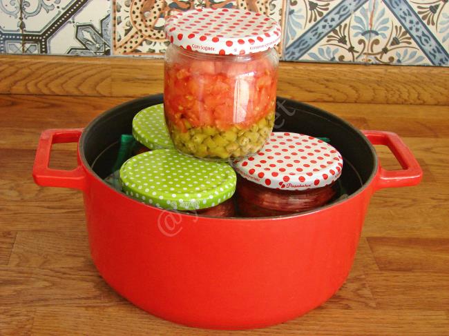 Çiğden Menemen Konservesi - Yapılışı (13/16) 