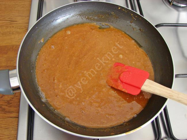 Karamelli Şeftalili Kek - Yapılışı (6/20) 