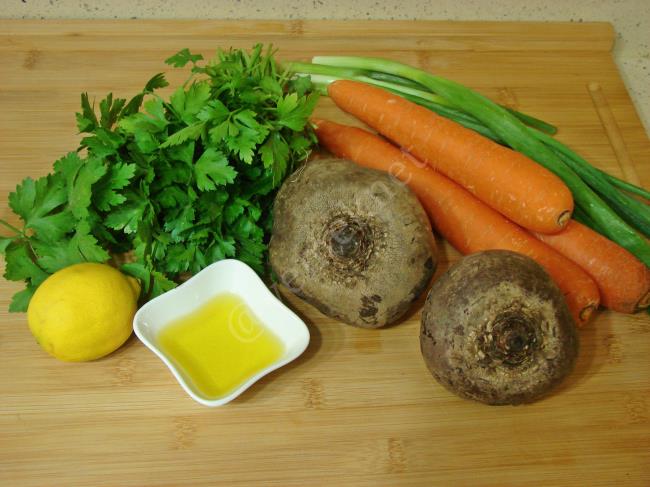 Havuçlu Pancar Salatası - Yapılışı (1/8) 