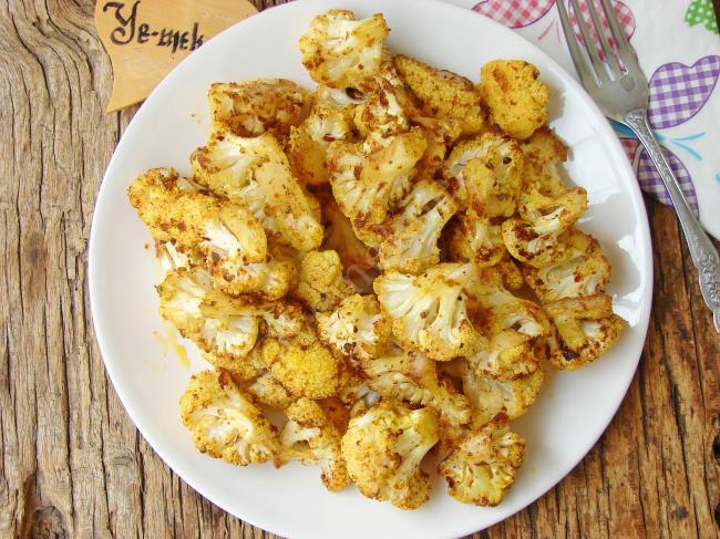 Fırında Baharatlı Karnabahar - Yapılışı (10/12) 