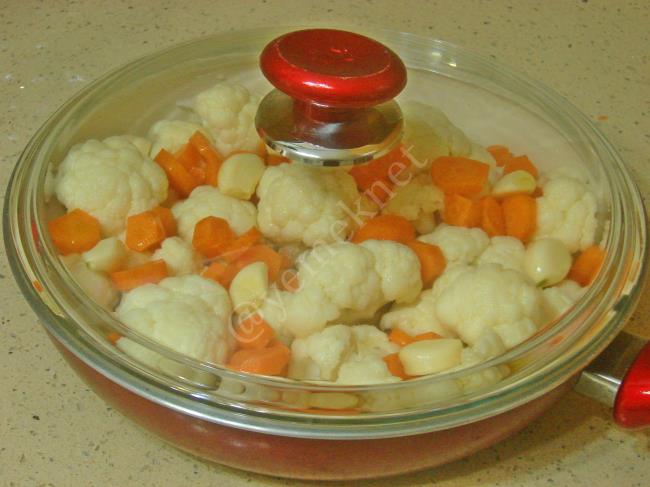 Portakal Soslu Karnabahar Salatası - Yapılışı (5/8) 