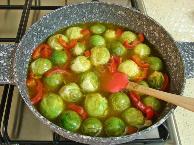 Brüksel Lahanası Turşusu - Yapılışı (9/16) 