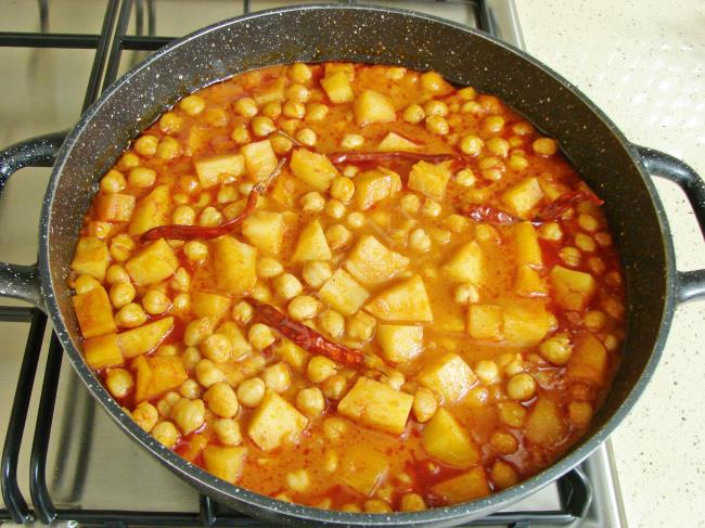 Patatesli Nohut Yemeği - Yapılışı (13/16) 