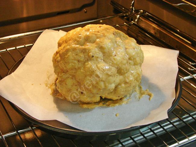 Fırında Bütün Karnabahar - Yapılışı (10/12) 