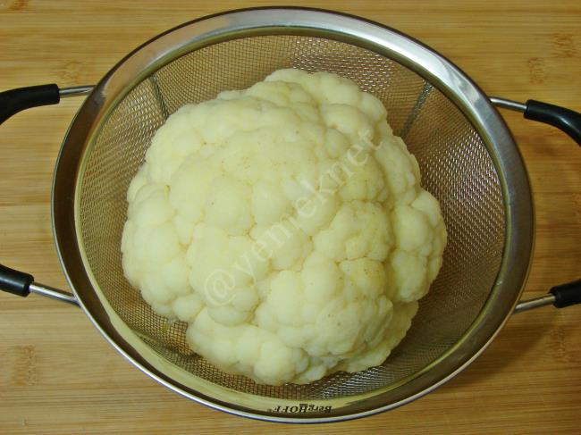 Fırında Bütün Karnabahar - Yapılışı (4/12) 