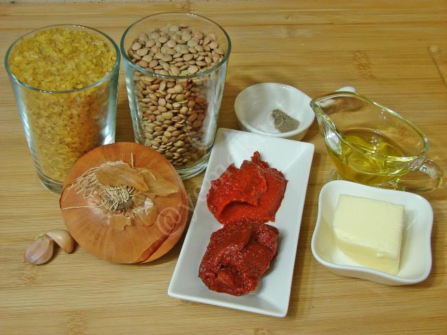 Salçalı Mercimekli Bulgur Pilavı - Yapılışı (1/12) 