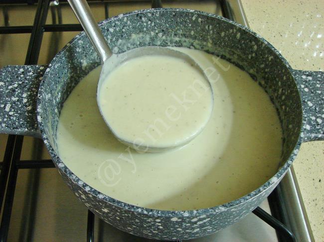 Közlenmiş Patlıcan Çorbası - Yapılışı (13/16) 