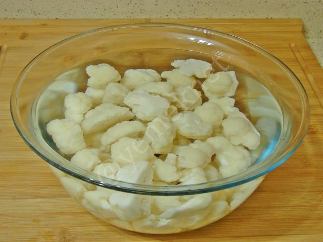 Buzlukta Karnabahar Saklama - Yapılışı (6/12) 