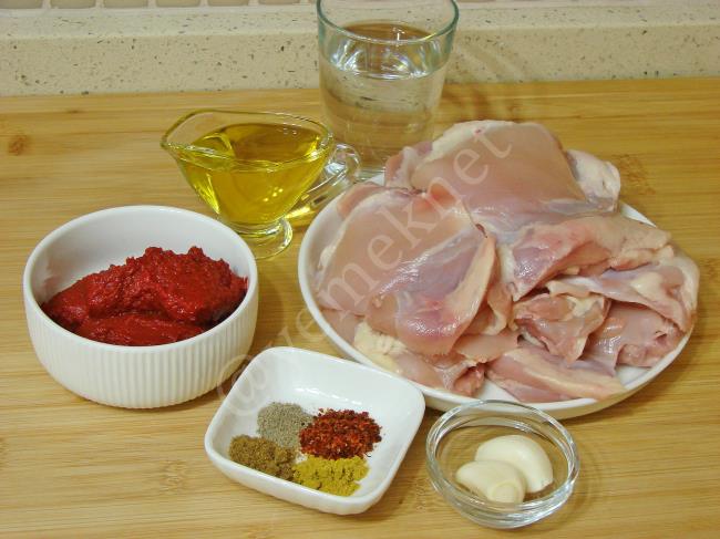 Fırında Salçalı Tavuk - Yapılışı (1/16) 