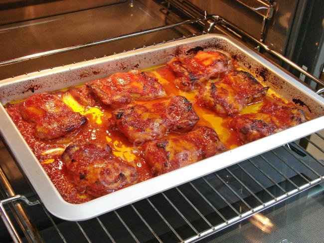 Fırında Salçalı Tavuk - Yapılışı (13/16) 