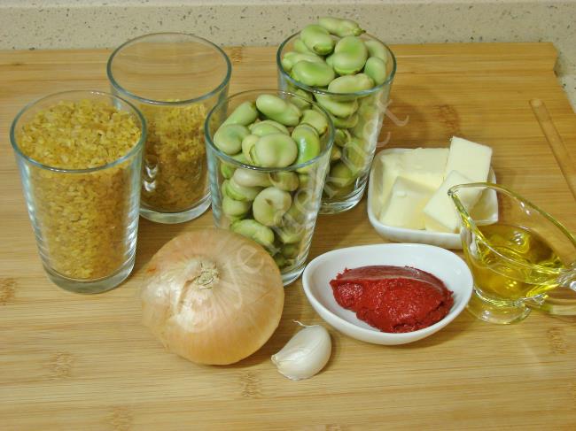 İç Baklalı Bulgur Pilavı - Yapılışı (1/12) 