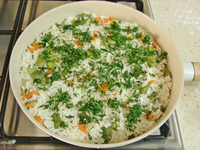 İç Baklalı Pilav - Yapılışı (12/16) 