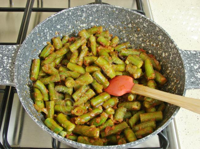 Taze Bakla Yemeği - Yapılışı (10/16) 