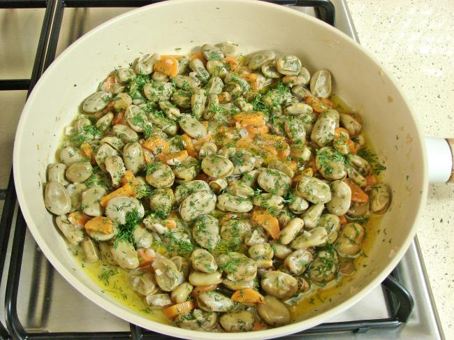 Zeytinyağlı İç Bakla - Yapılışı (10/12) 