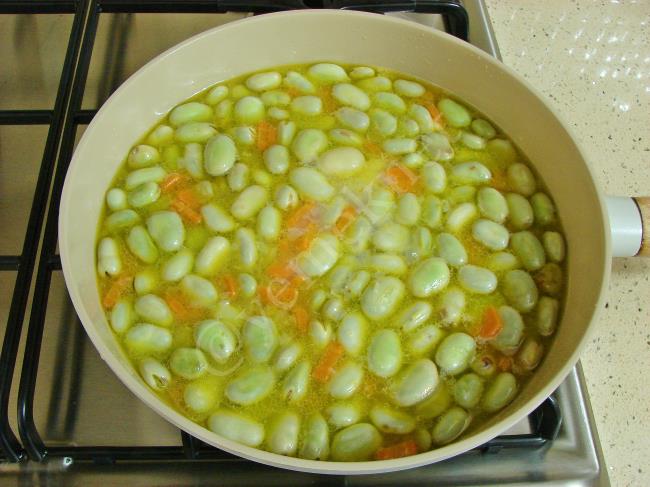 Zeytinyağlı İç Bakla - Yapılışı (9/12) 