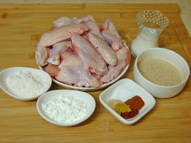 Çıtır Tavuk Kanatları - Yapılışı (1/12) 