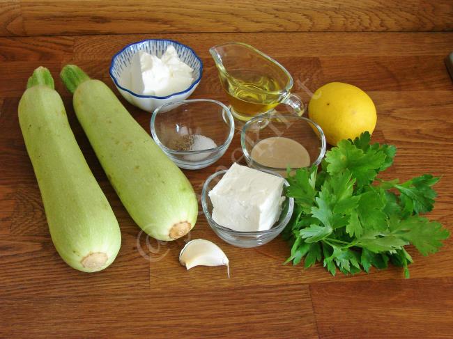 Peynirli Kabak Mezesi - Yapılışı (1/12) 