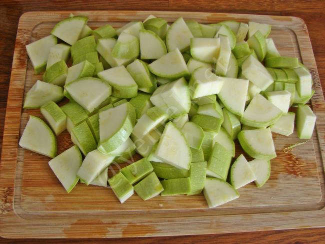 Peynirli Kabak Mezesi - Yapılışı (2/12) 