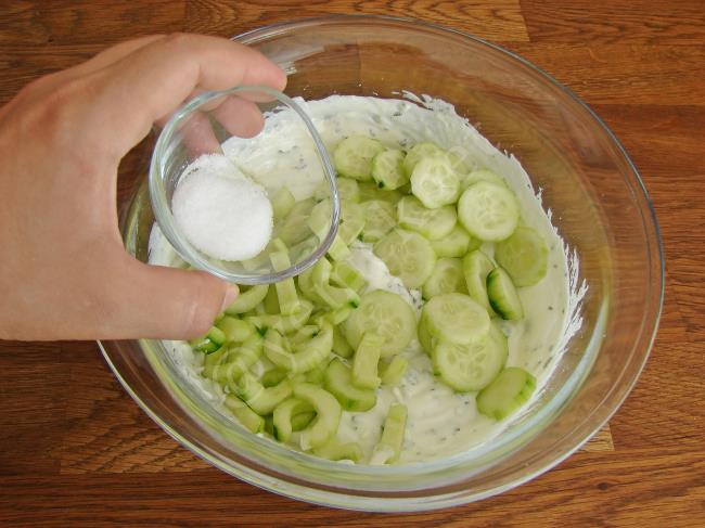 Cunda Cacığı - Yapılışı (8/12) 