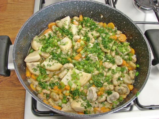 İç Baklalı Enginar Yemeği - Yapılışı (10/12) 