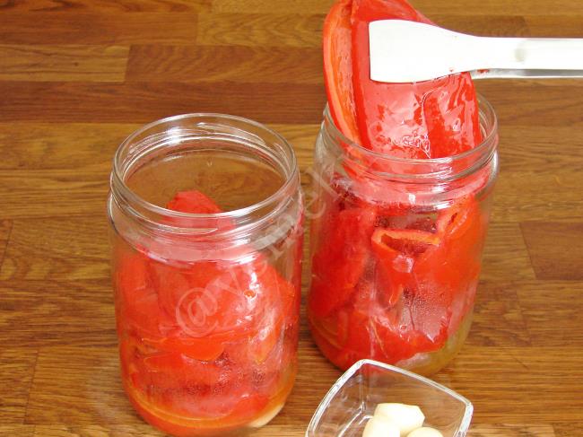 Kırmızı Biber Konservesi - Yapılışı (10/16) 