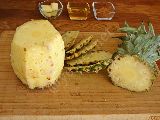 Kızarmış Ananas Tatlısı - Yapılışı (2/12) 