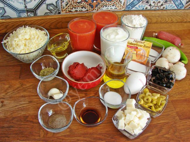 Mayasız Hamurdan Pizza - Yapılışı (1/16) 