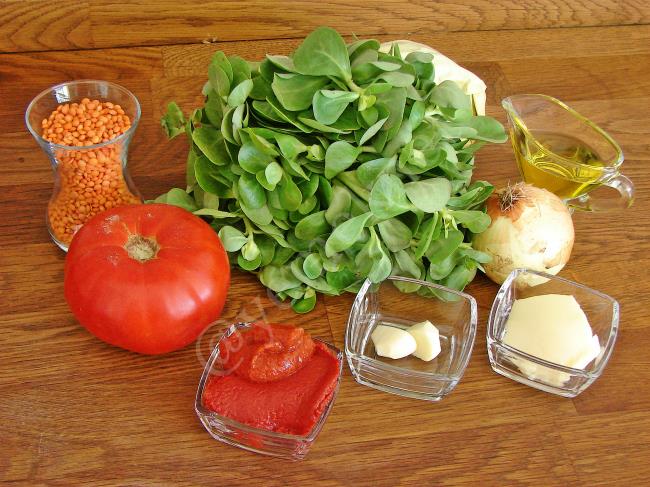 Mercimekli Semizotu Çorbası - Yapılışı (1/12) 