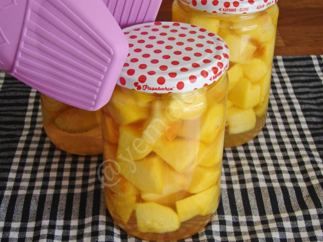 Şeftali Konservesi - Yapılışı (9/12) 