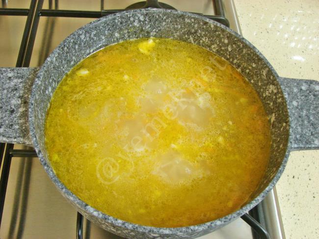 Tavuk Suyu Çorbası - Yapılışı (8/16) 