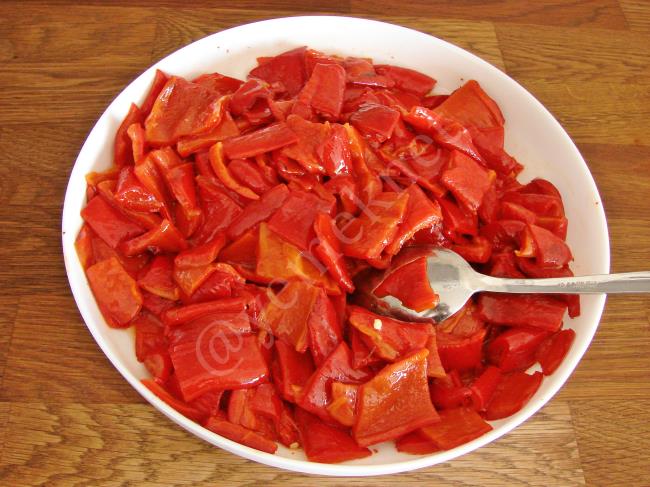 Kahvaltılık Kırmızı Biber Konservesi - Yapılışı (8/16) 