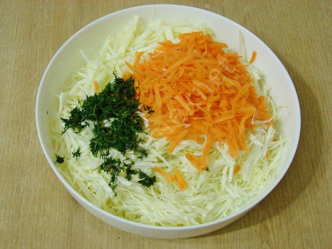 Beyaz Lahana Salatası - Yapılışı (4/12) 