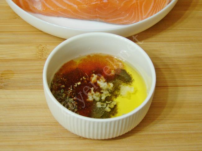 Fırında Sebzeli Somon - Yapılışı (3/12) 