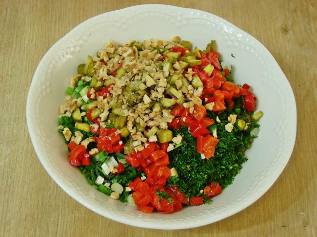 Maş Fasulyesi Salatası - Yapılışı (8/12) 