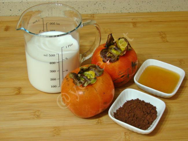 Sütlü Cennet Hurması Tatlısı - Yapılışı (1/8) 