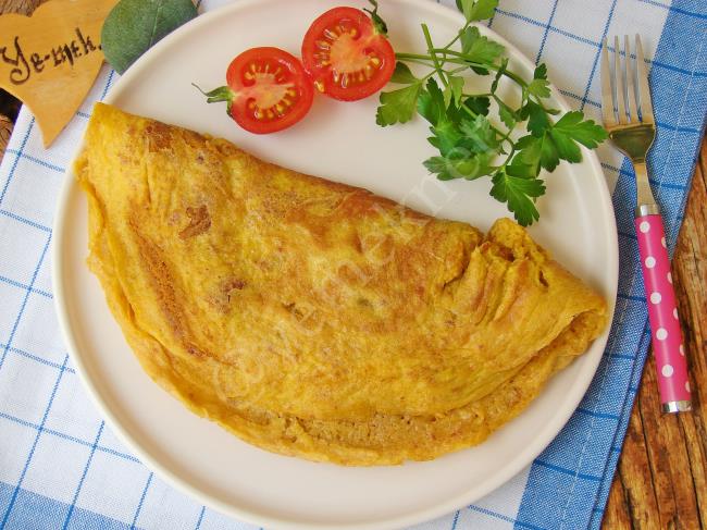 Tarhanalı Omlet - Yapılışı (10/12) 