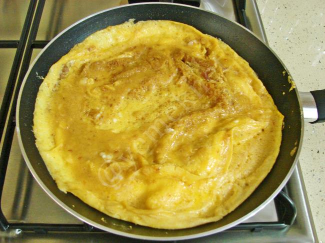 Tarhanalı Omlet - Yapılışı (7/12) 