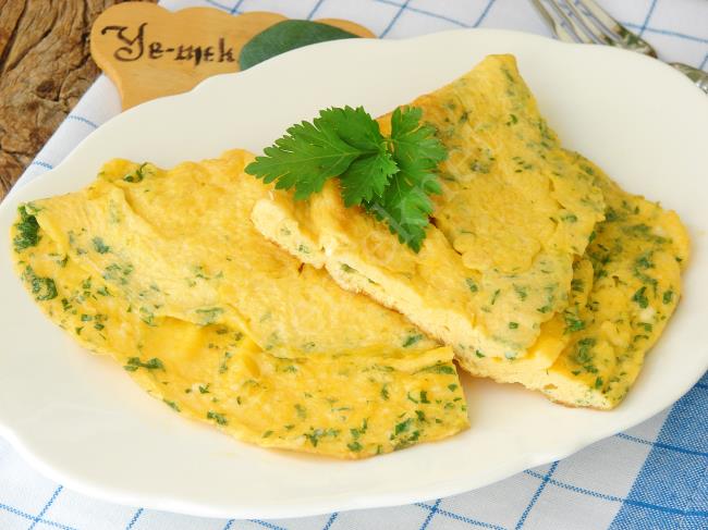 Maydanozlu Omlet - Yapılışı (8/8) 