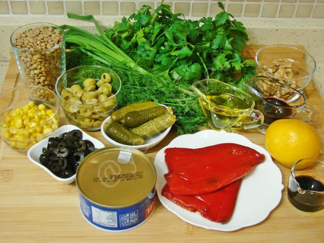 Mercimekli Ton Balığı Salatası - Yapılışı (1/12) 