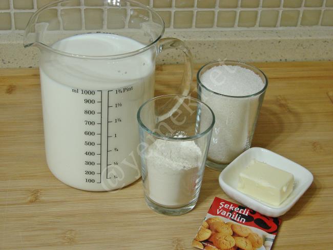 Nişastasız Muhallebi - Yapılışı (1/8) 