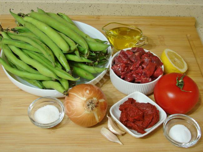 Etli Taze Bakla Yemeği - Yapılışı (1/16) 