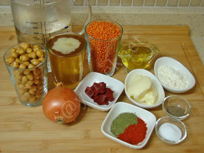 Nohutlu Mercimek Çorbası - Yapılışı (1/16) 