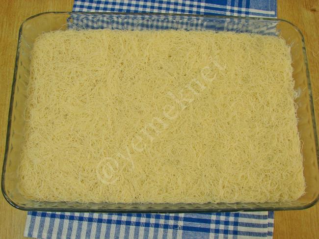 Soğuk Kadayıf Tatlısı - Yapılışı (11/20) 