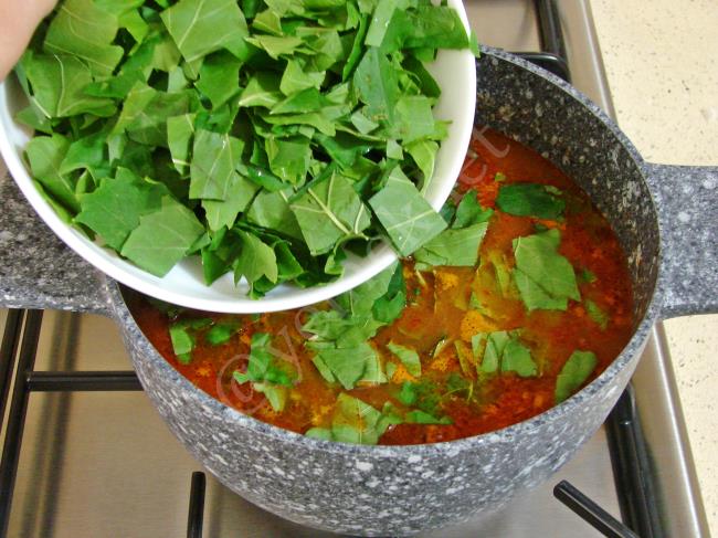 Asma Yaprağı Çorbası - Yapılışı (8/12) 