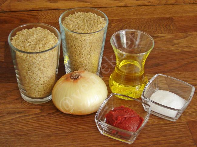 Zeytinyağlı Bulgur Pilavı - Yapılışı (1/12) 