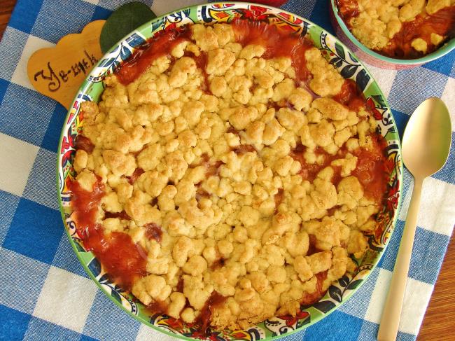 Şeftalili Crumble